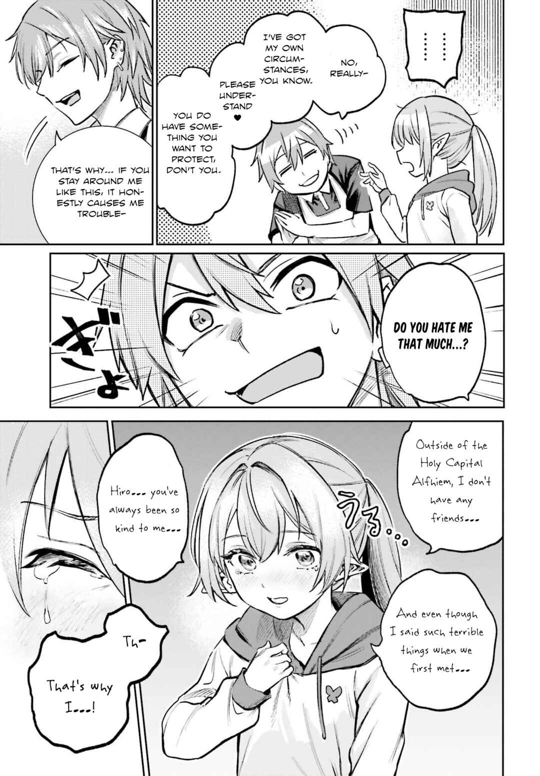 Danshi Kinsei Game Sekai de Ore ga Yaru Beki Yuiitsu no Koto: Yuri no Aida ni Hasamaru Otoko Toshite Tensei Shite Shimaimashita Chapter 6 - Page 21
