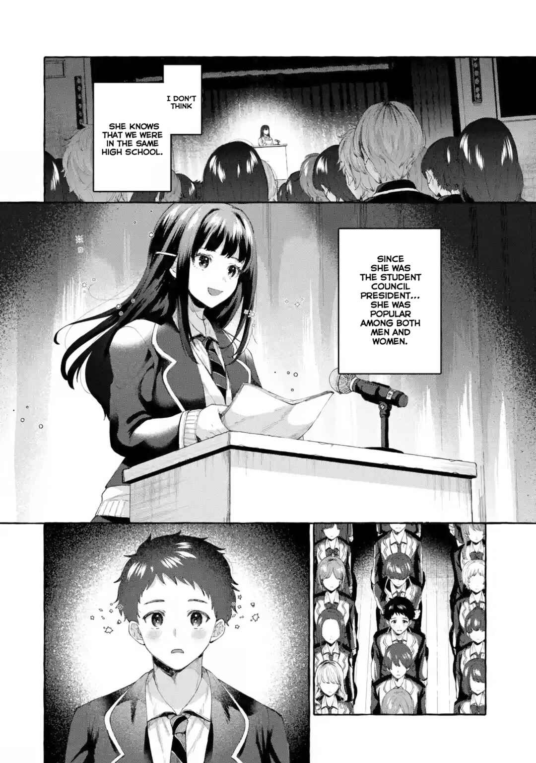 Kibishii Onna Joushi ga Koukousei ni Modottara Ore ni Deredere Suru Riyuu: Ryou Kataomoi no Yarinaoshi Koukousei Seikatsu Chapter 1.1 - Page 13