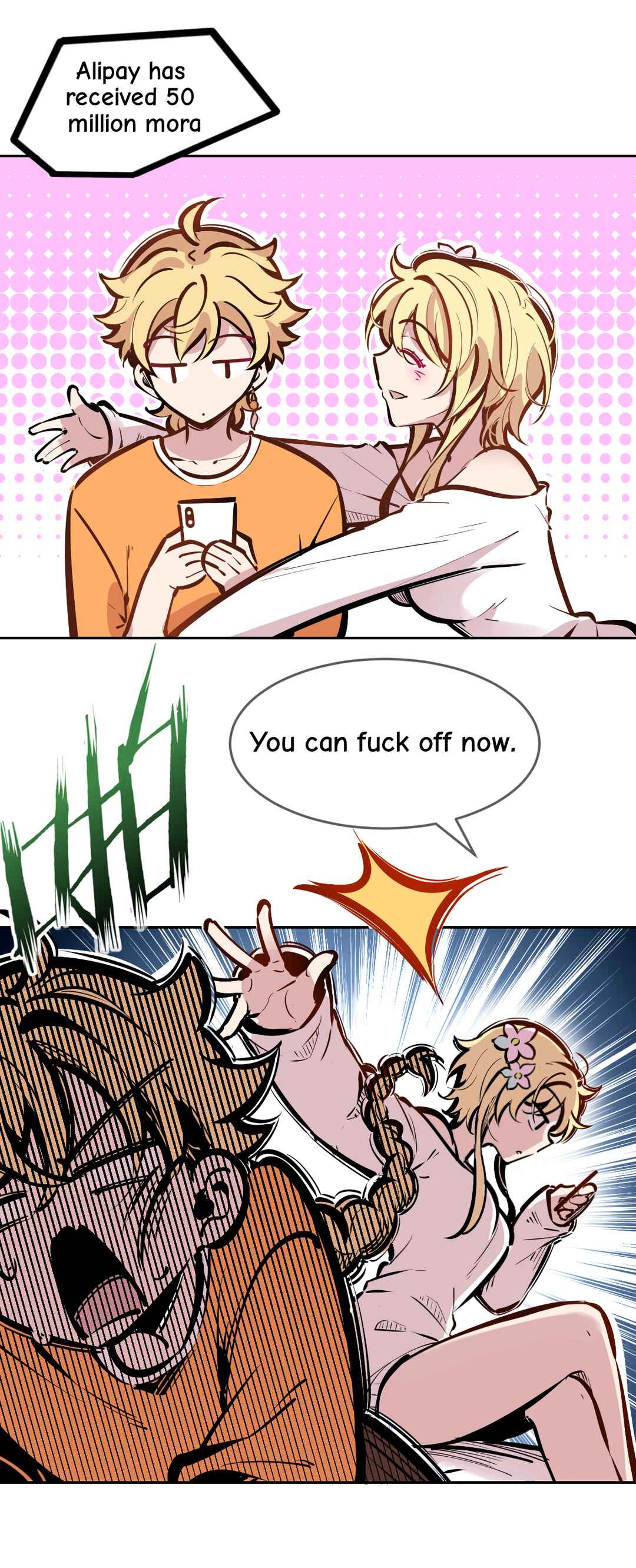 Genshin Impact - Aether & Lumine's Daily Sibling Life (Doujinshi) Chapter 1 - Page 2