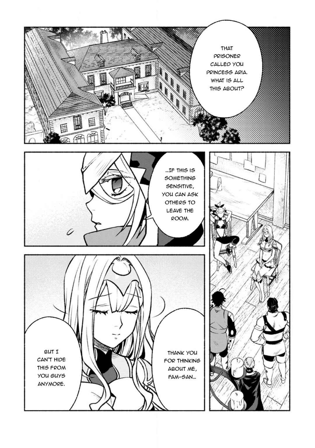 Sono Monban, Saikyou ni Tsuki: Tsuihou Sareta Bougyoryoku 9999 no Senshi, Outo no Monban to shite Musou Suru Chapter 27 - Page 4