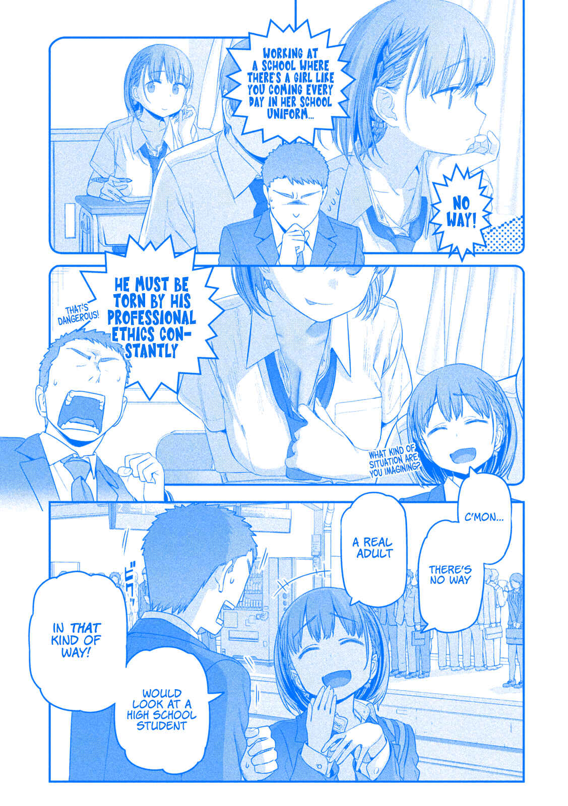 Getsuyoubi no Tawawa (Blue) (Fan Colored) Chapter 9 - Page 8