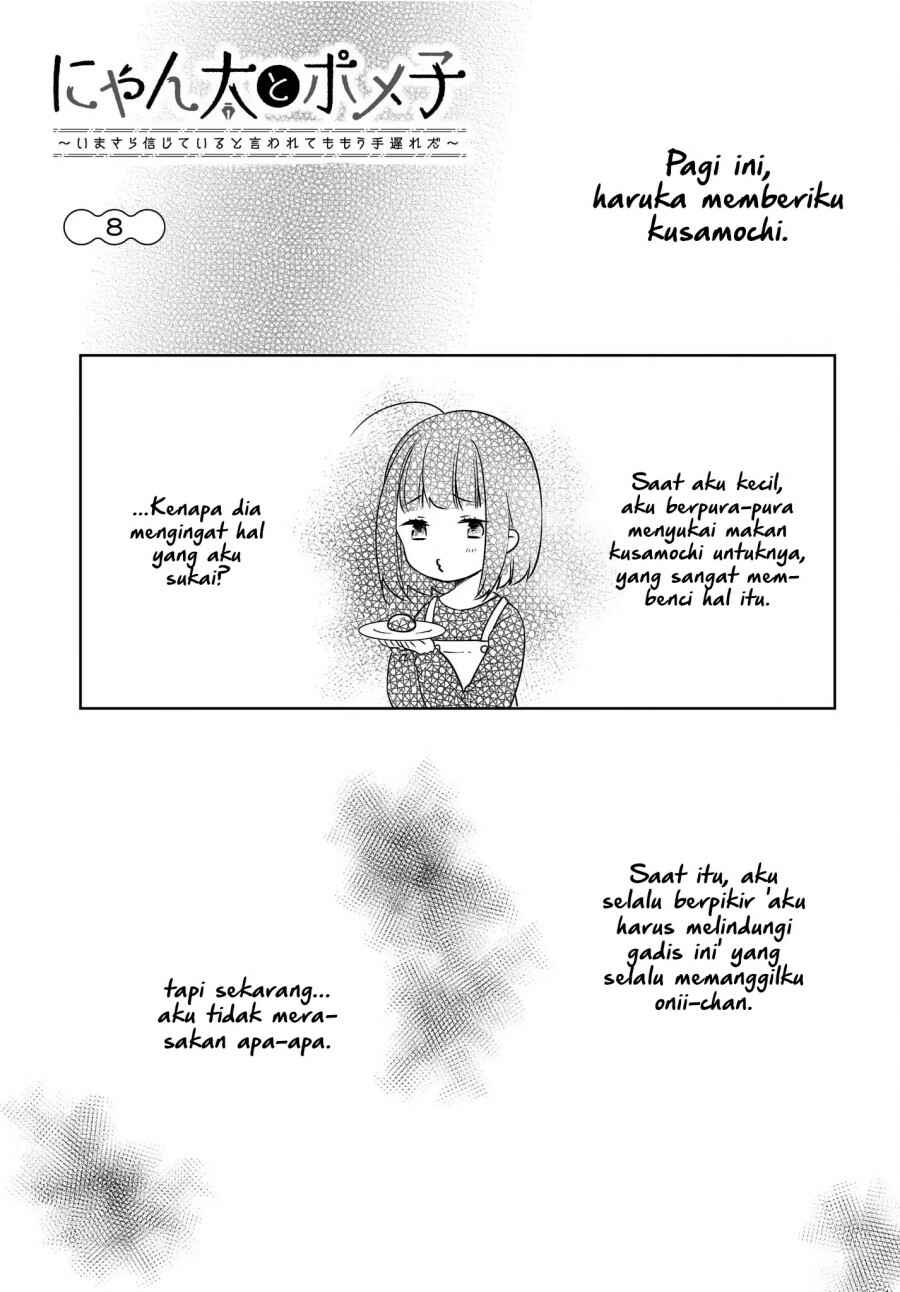 Nyanta to Pomeko: Imasara Shinjiteiru to Iwaretemo Mou Teokure da Chapter 8 - Page 2