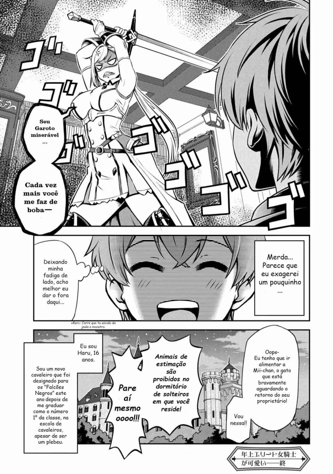 Toshiue Elite Onna Kishi ga Boku no Mae de dake Kawaii Chapter 1.1 - Page 7