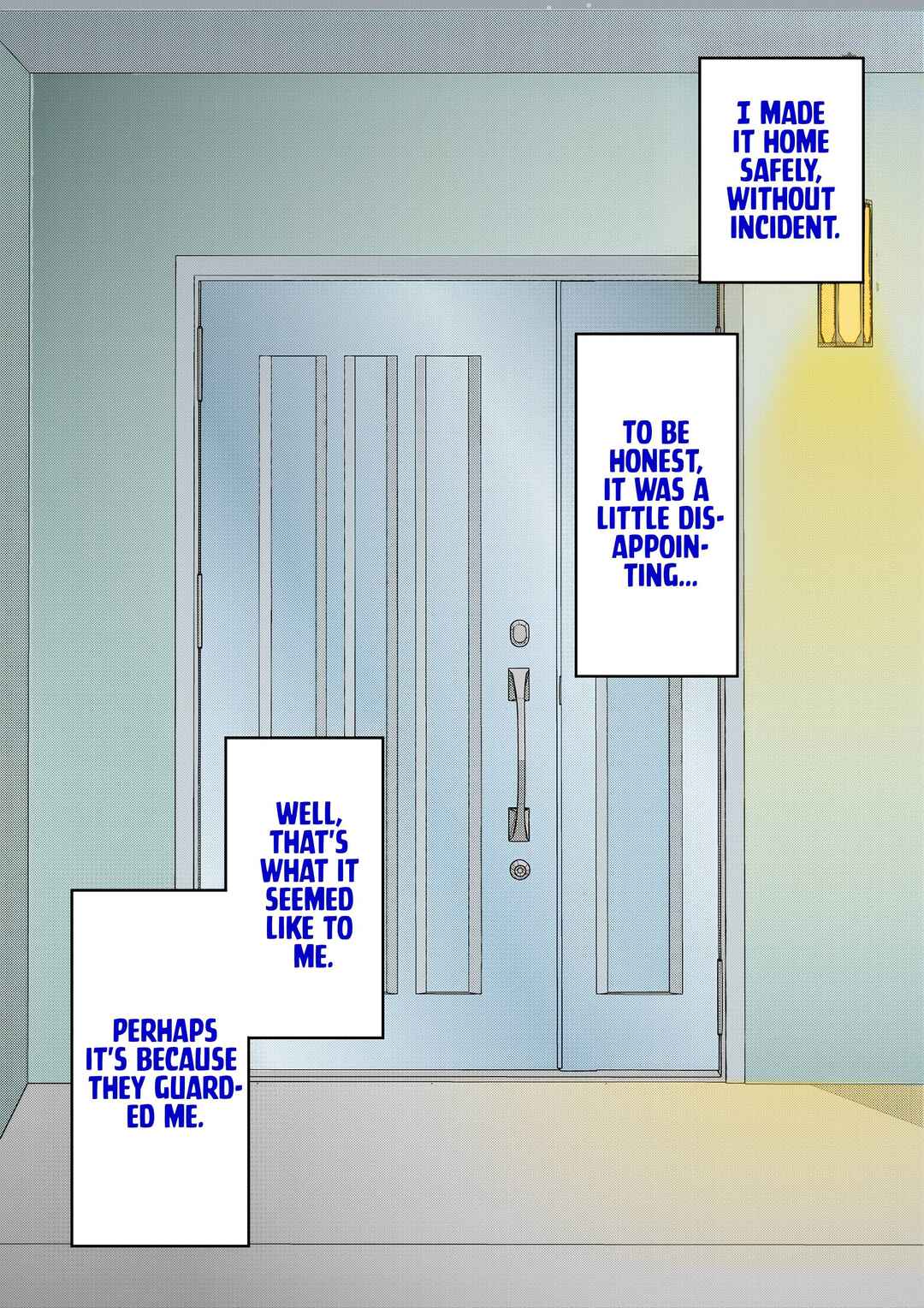 Danjo-hi 1:39 no Heikou Sekai wa Omoi no Hoka Futsuu (Fan Colored) Chapter 70 - Page 1