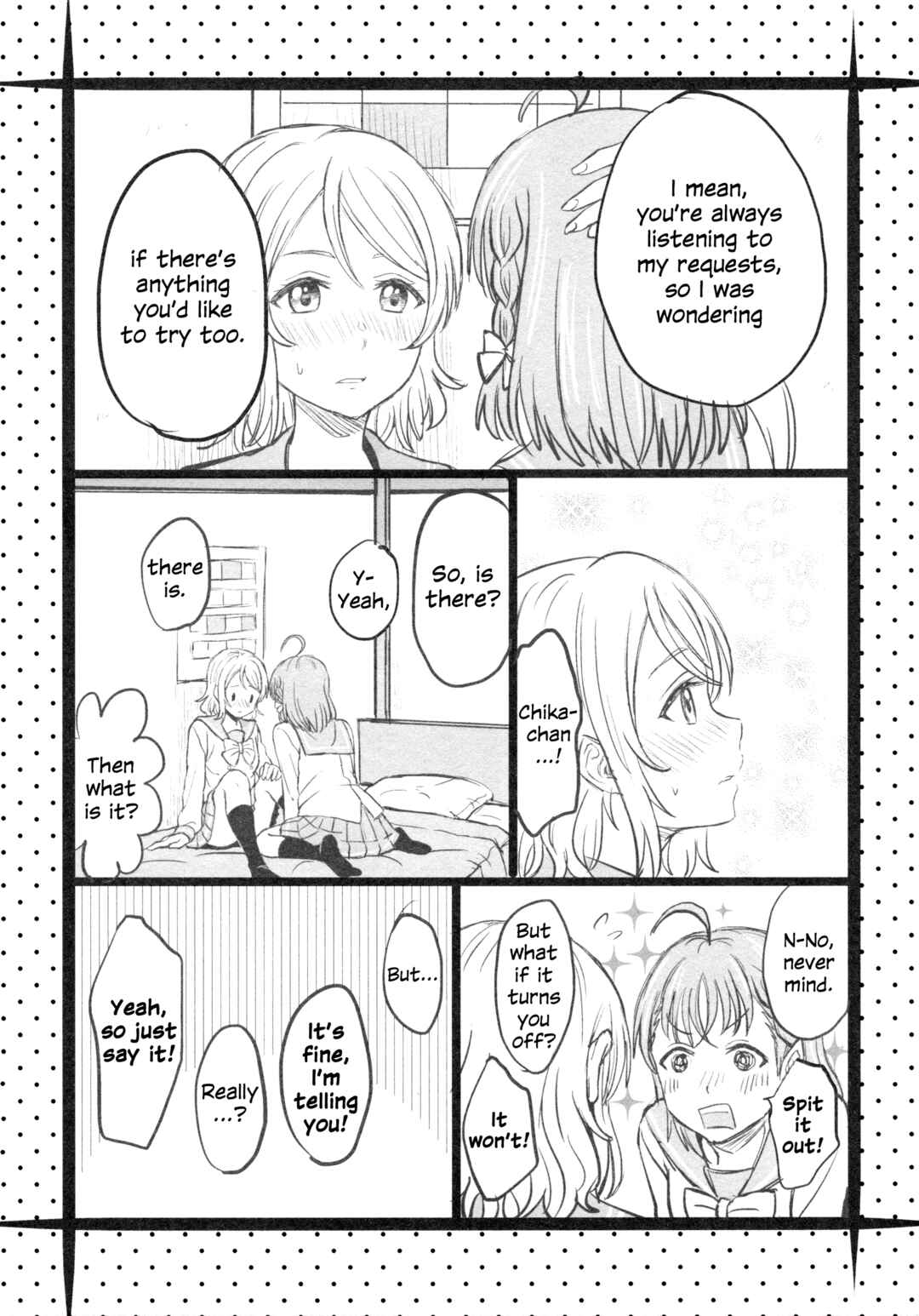 Love Live! Sunshine!! - A Love-Tinted Aquamarine (Doujinshi) Chapter 5 - Page 18