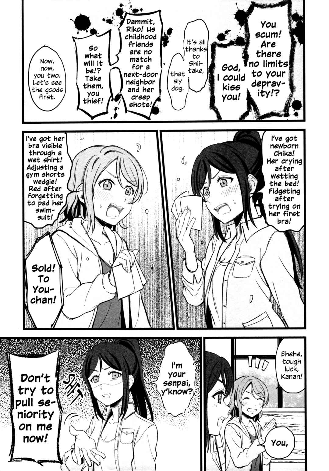 Love Live! Sunshine!! - A Love-Tinted Aquamarine (Doujinshi) Chapter 5 - Page 54