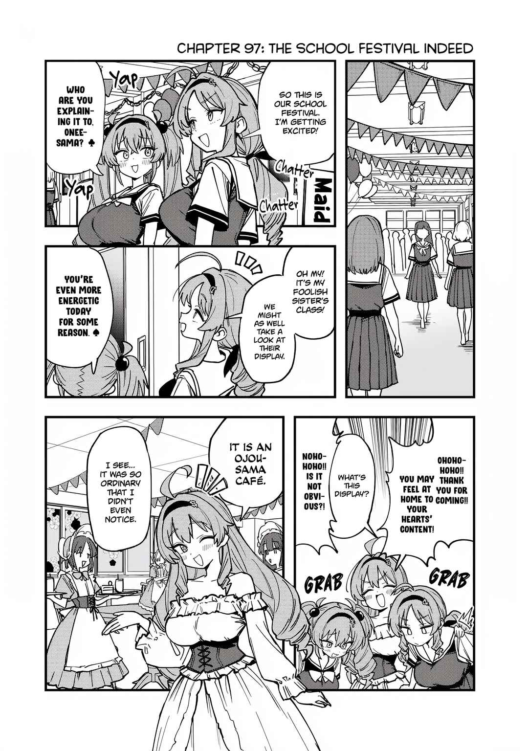 Bakushin Ojou-sama Dou! Chapter 97 - Page 1
