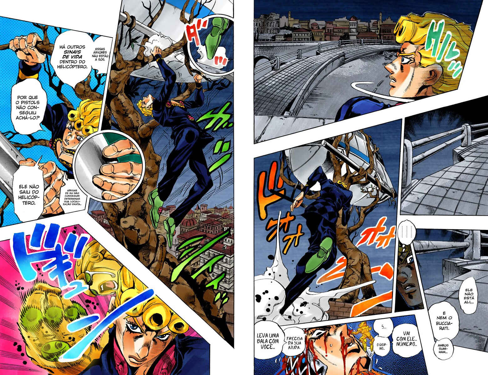 JoJo no Kimyou na Bouken: Part 5 - Ougon no Kaze Color-ban Chapter 121 - Page 4