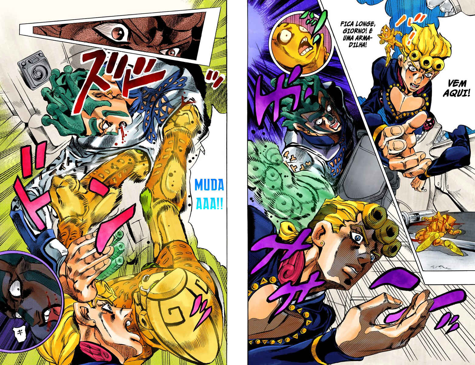 JoJo no Kimyou na Bouken: Part 5 - Ougon no Kaze Color-ban Chapter 121 - Page 8