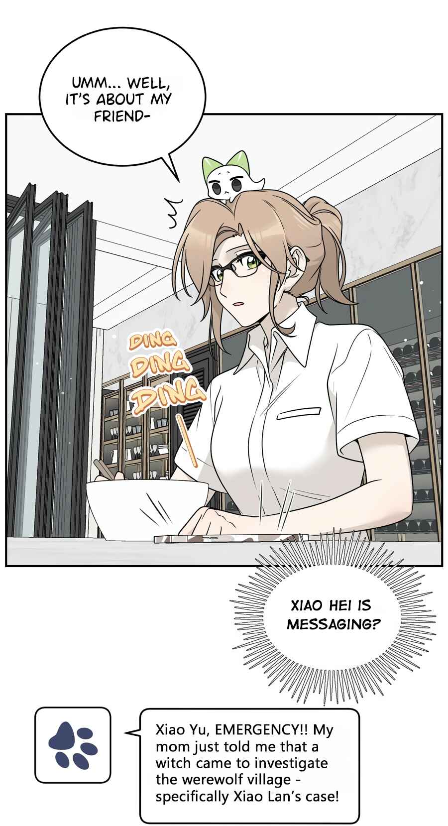 Wǒ de shíwù kàn qǐlái hěn kě'ài' Chapter 159 - Page 48