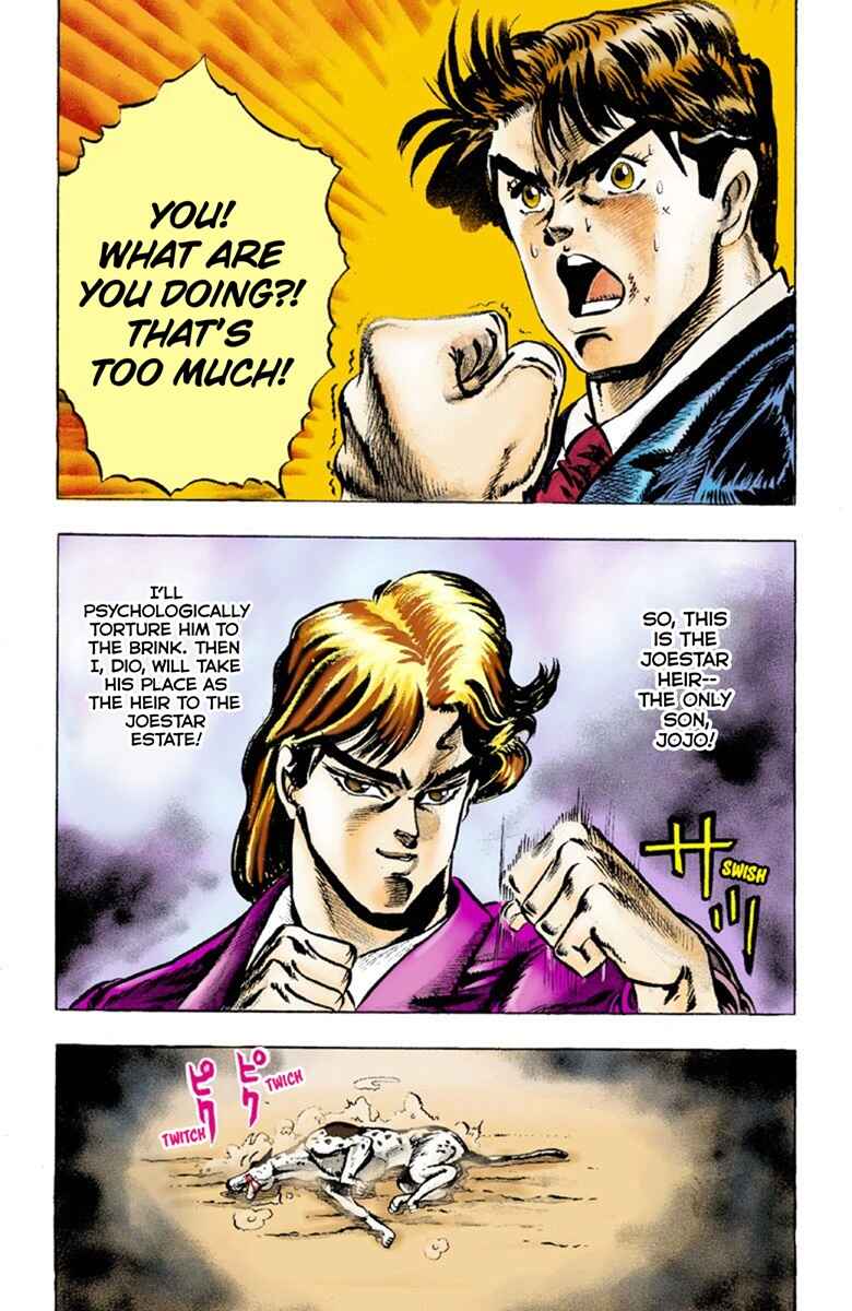 JoJo no Kimyou na Bouken: Part 1 - Phantom Blood Color-ban Chapter 1 - Page 34