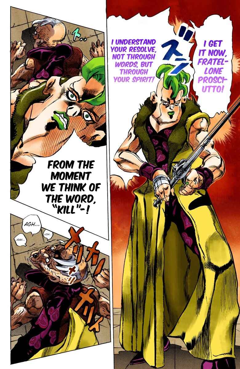 JoJo no Kimyou na Bouken: Part 5 - Ougon no Kaze Color-ban Chapter 56 - Page 15