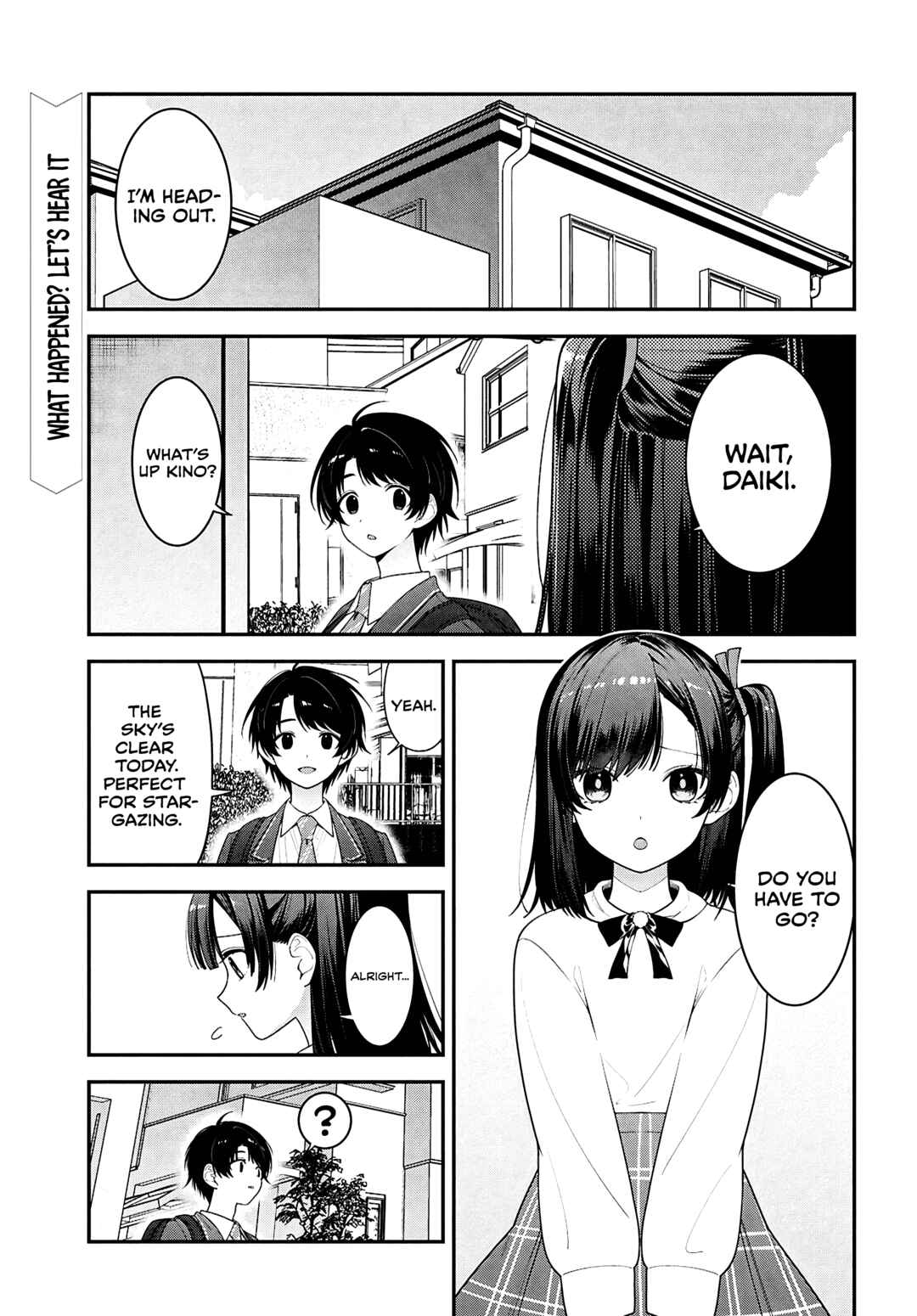 Tonari no Seki no Yankee Shimizu-san ga Kami wo Kuroku Sometekita Chapter 14 - Page 1