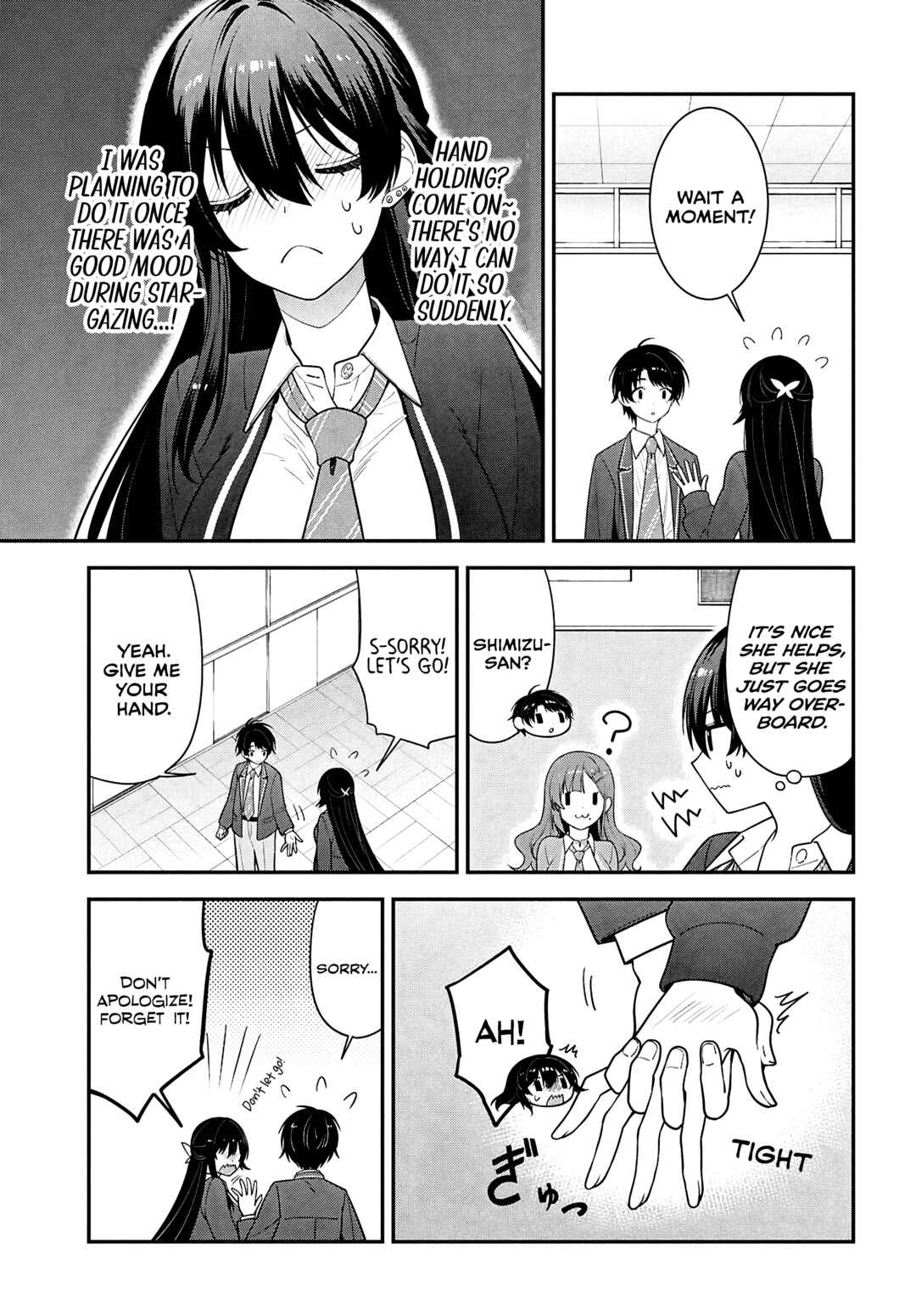 Tonari no Seki no Yankee Shimizu-san ga Kami wo Kuroku Sometekita Chapter 14 - Page 11