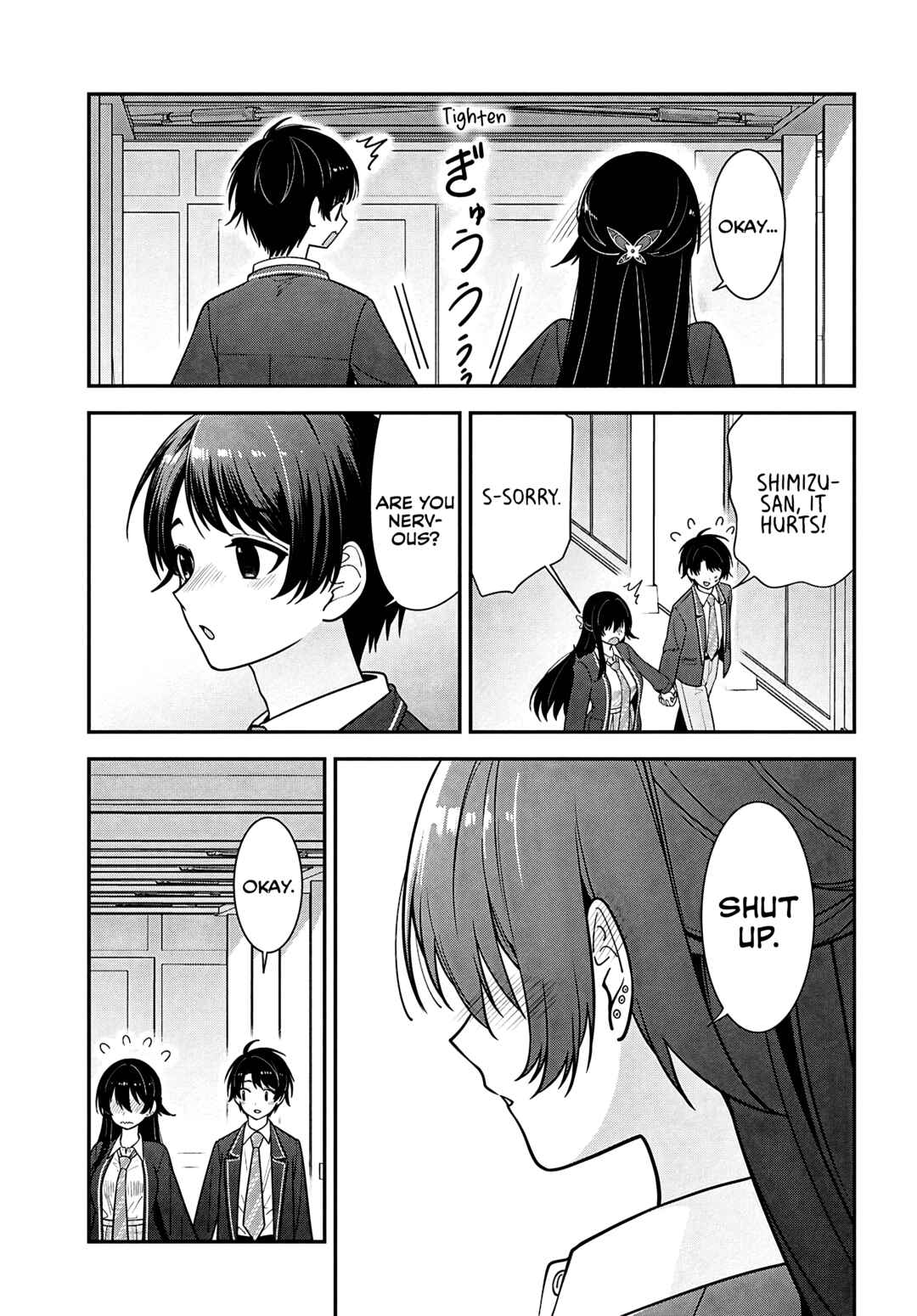 Tonari no Seki no Yankee Shimizu-san ga Kami wo Kuroku Sometekita Chapter 14 - Page 17