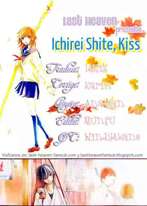 Ichirei Shite, Kiss Chapter 9 - Page 1