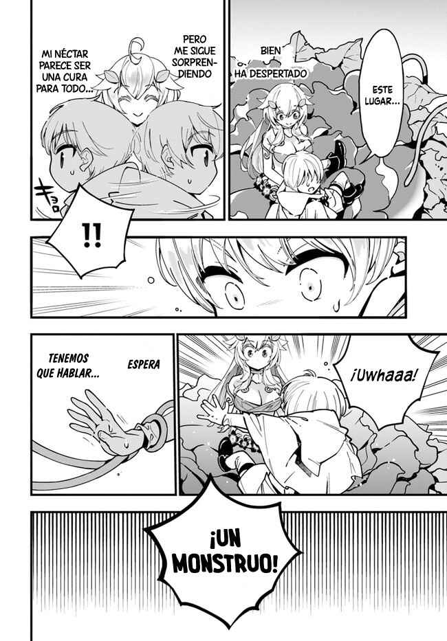 Shokubutsu Monster Musume Nikki: Seijo datta Watashi ga Uragirareta Hate ni Alraune ni Tensei Shite Shimatta node, kore kara wa Kougousei o Shinagara Shizuka ni Shokubutsu Life o Sugoshimasu Chapter 4 - Page 8