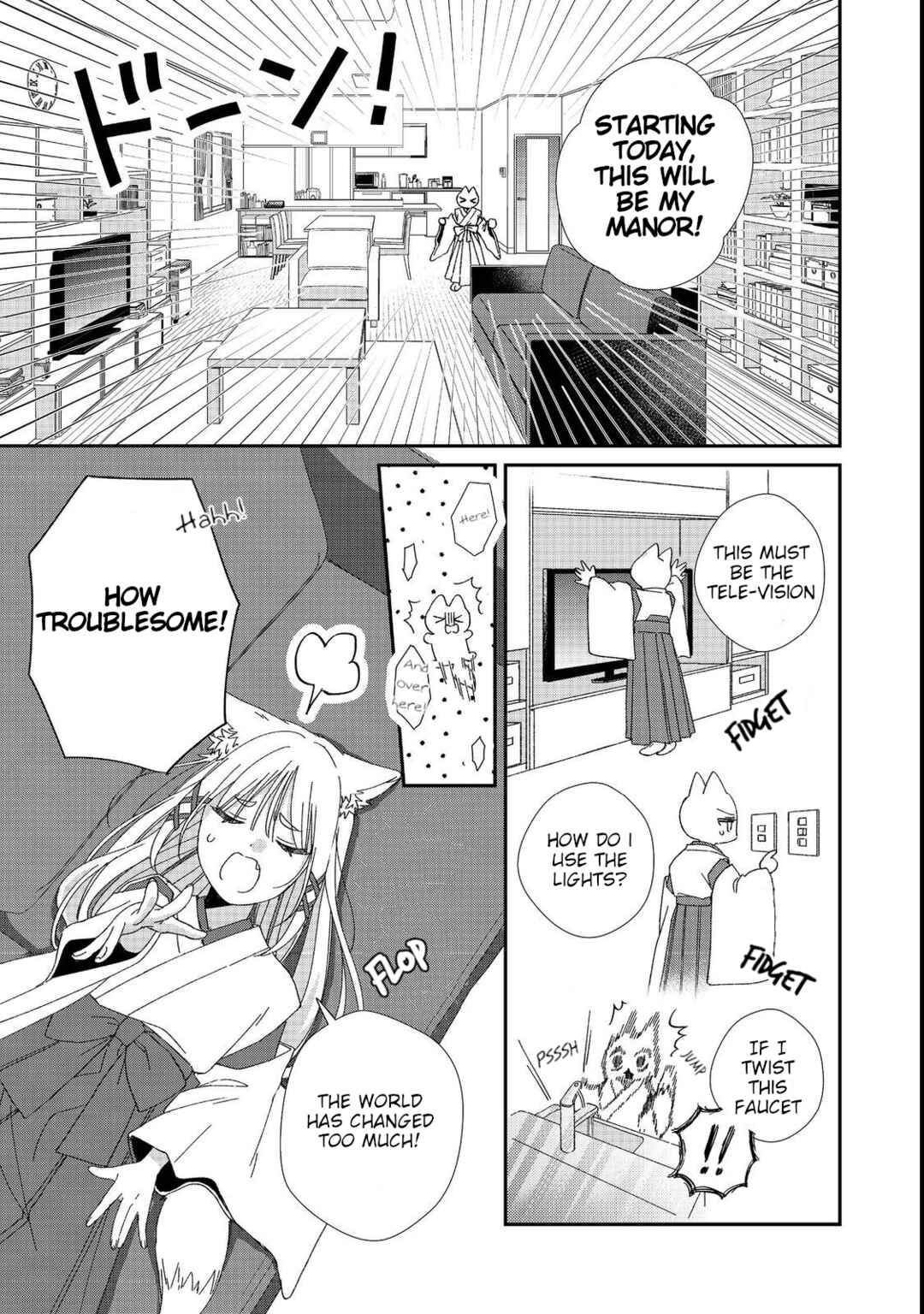 Okitsune-sama ni Onegai! ~Haison ni Nokotteta Kami-sama ga Fantasy-ka Shita Gendaishakai ni Hourikomaretara Saikyou Datta~ Chapter 3 - Page 19