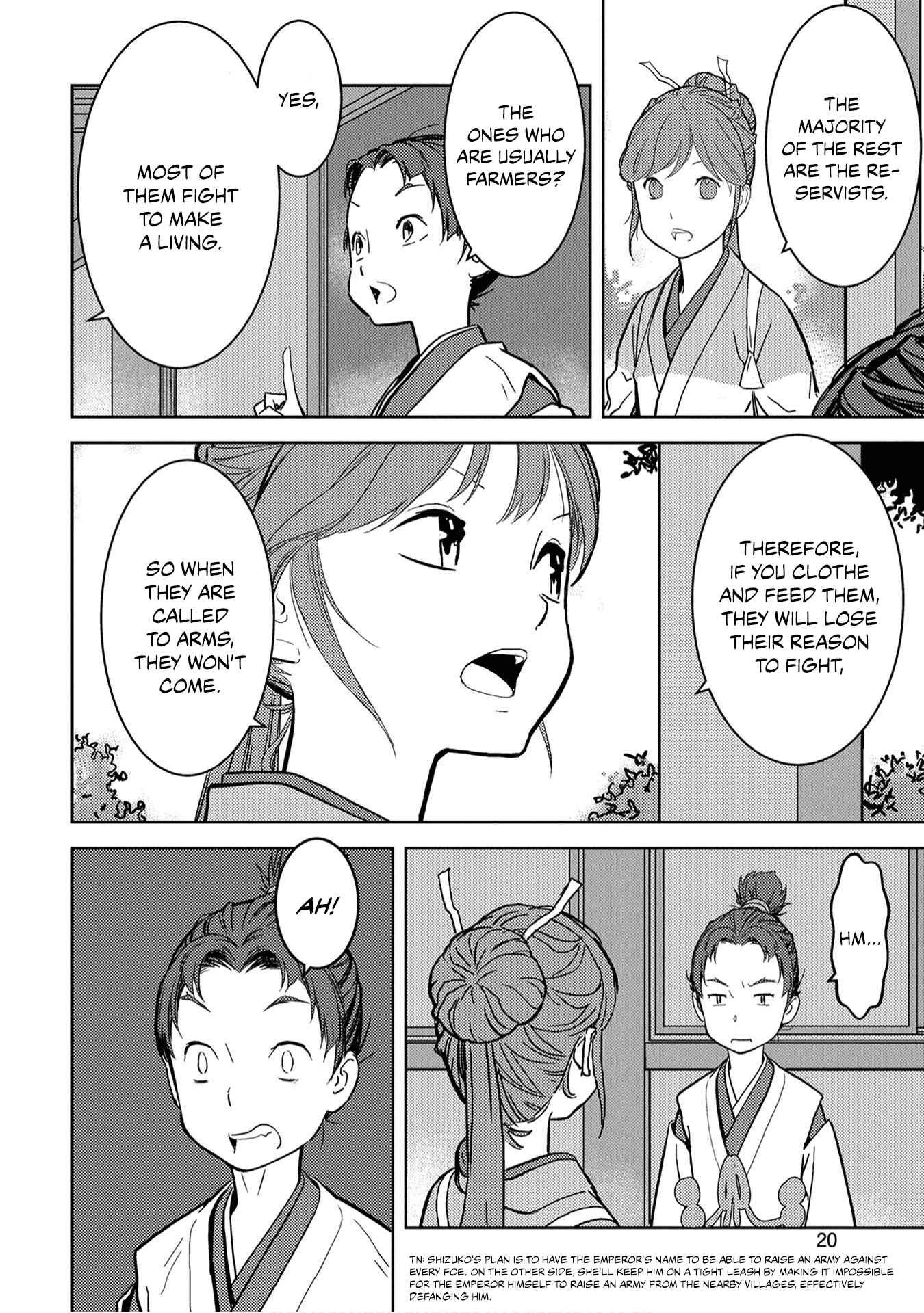Sengoku Komachi Kuroutan Chapter 11 - Page 22