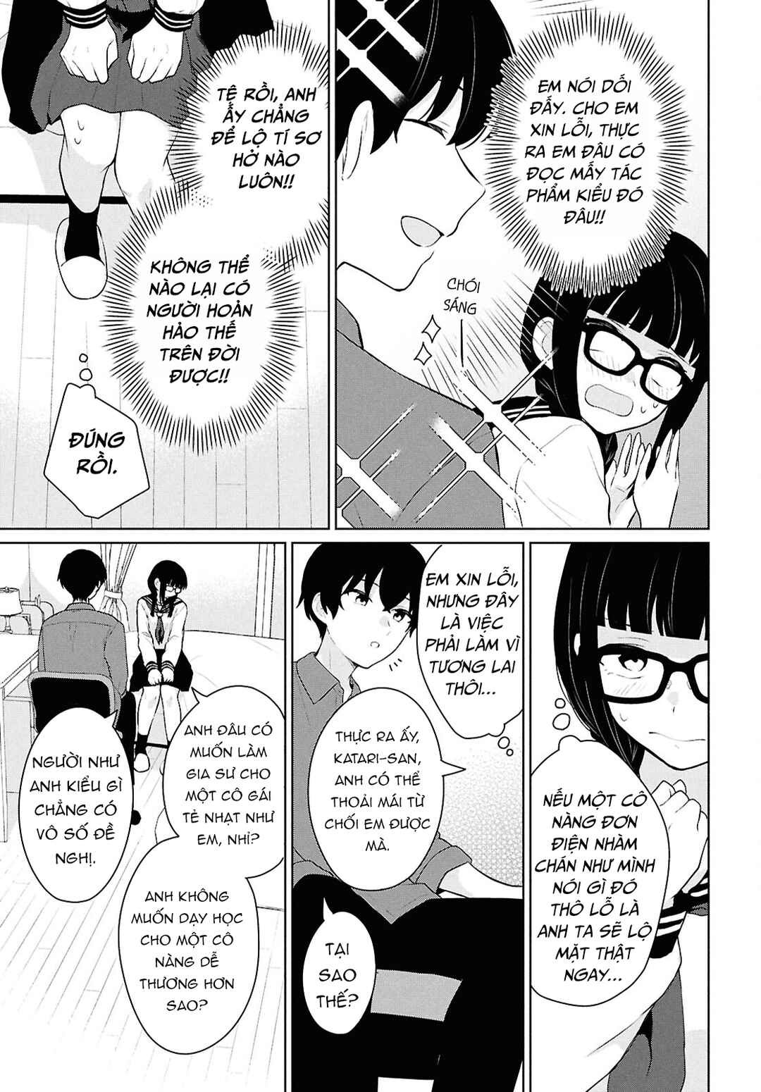 Danjo-hi 1:5 no Sekai demo Futsuu ni Ikirareru to Omotta? ~Gekiomoi Kanjou na Kanojo-tachi ga Mujikaku Danshi ni Honrou Saretara~ Chapter 10 - Page 34