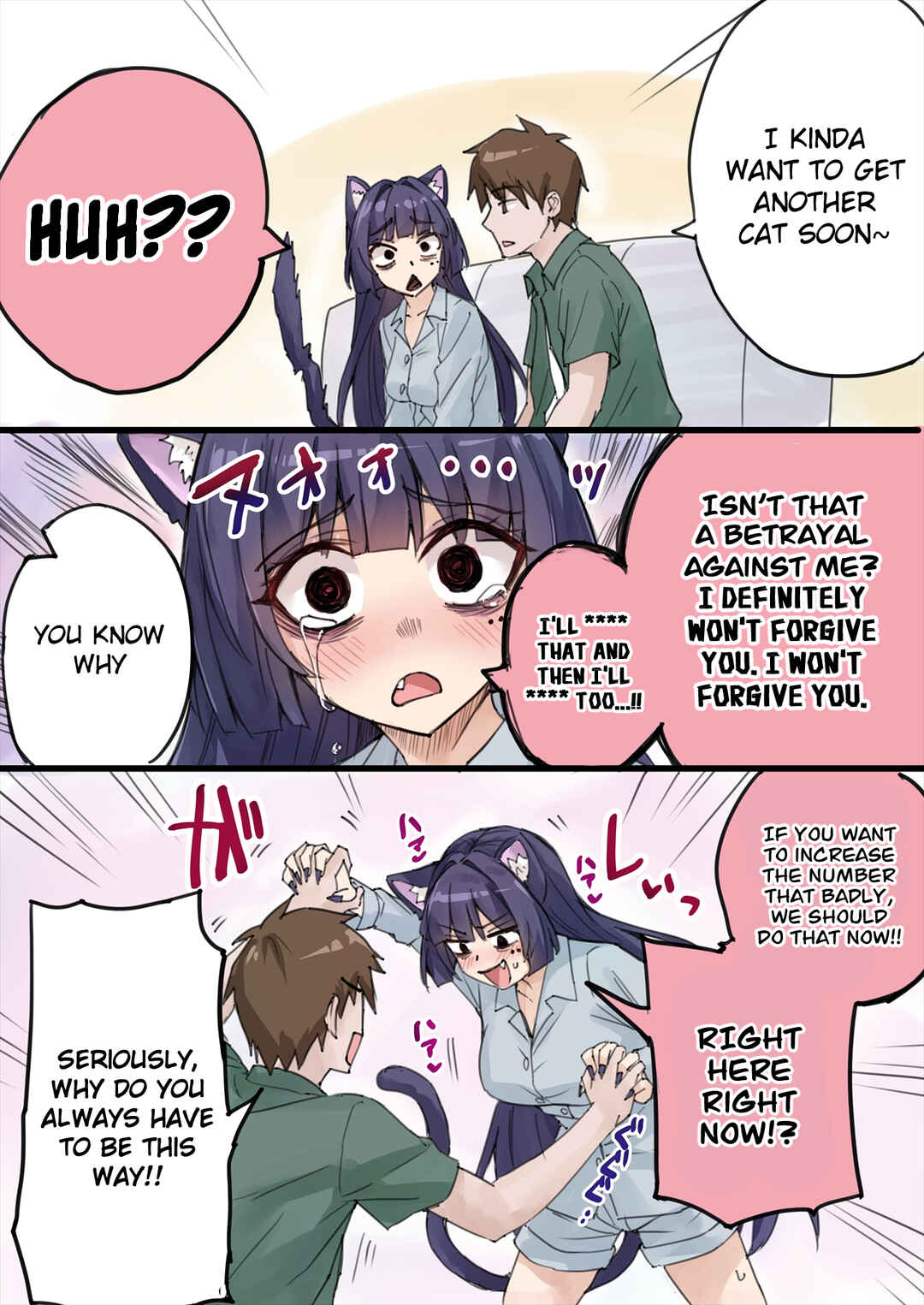 Dokusen Yoku ga Tsuyo Sugiru Yandere Kai Neko-chan Chapter 19 - Page 1