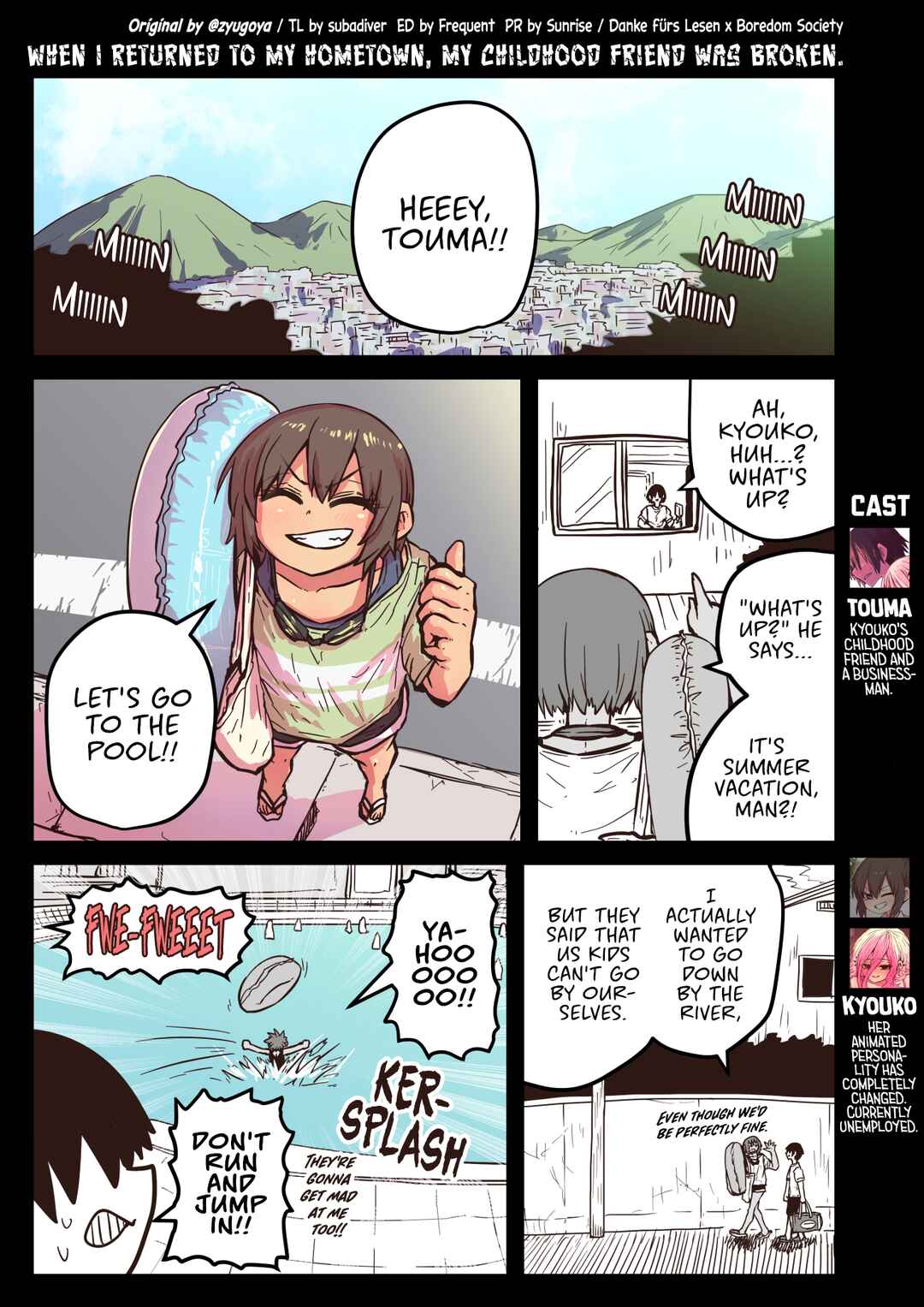 Jimoto ni Kaettekitara Osananajimi ga Kowareteta Chapter 16 - Page 1