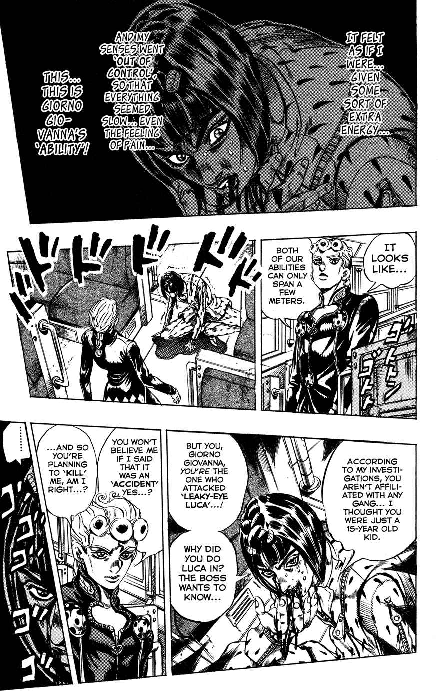 JoJo no Kimyou na Bouken: Part 5 - Ougon no Kaze Chapter 7 - Page 10