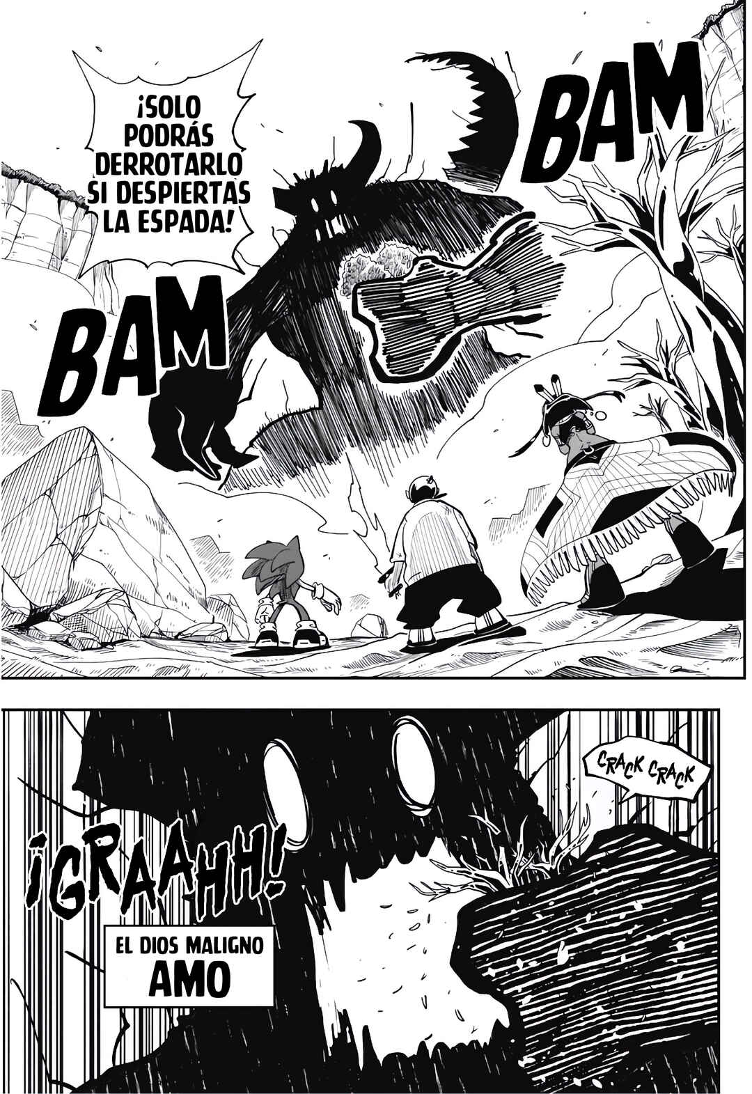Sonic to Yuuki no Tsurugi Chapter 8 - Page 3