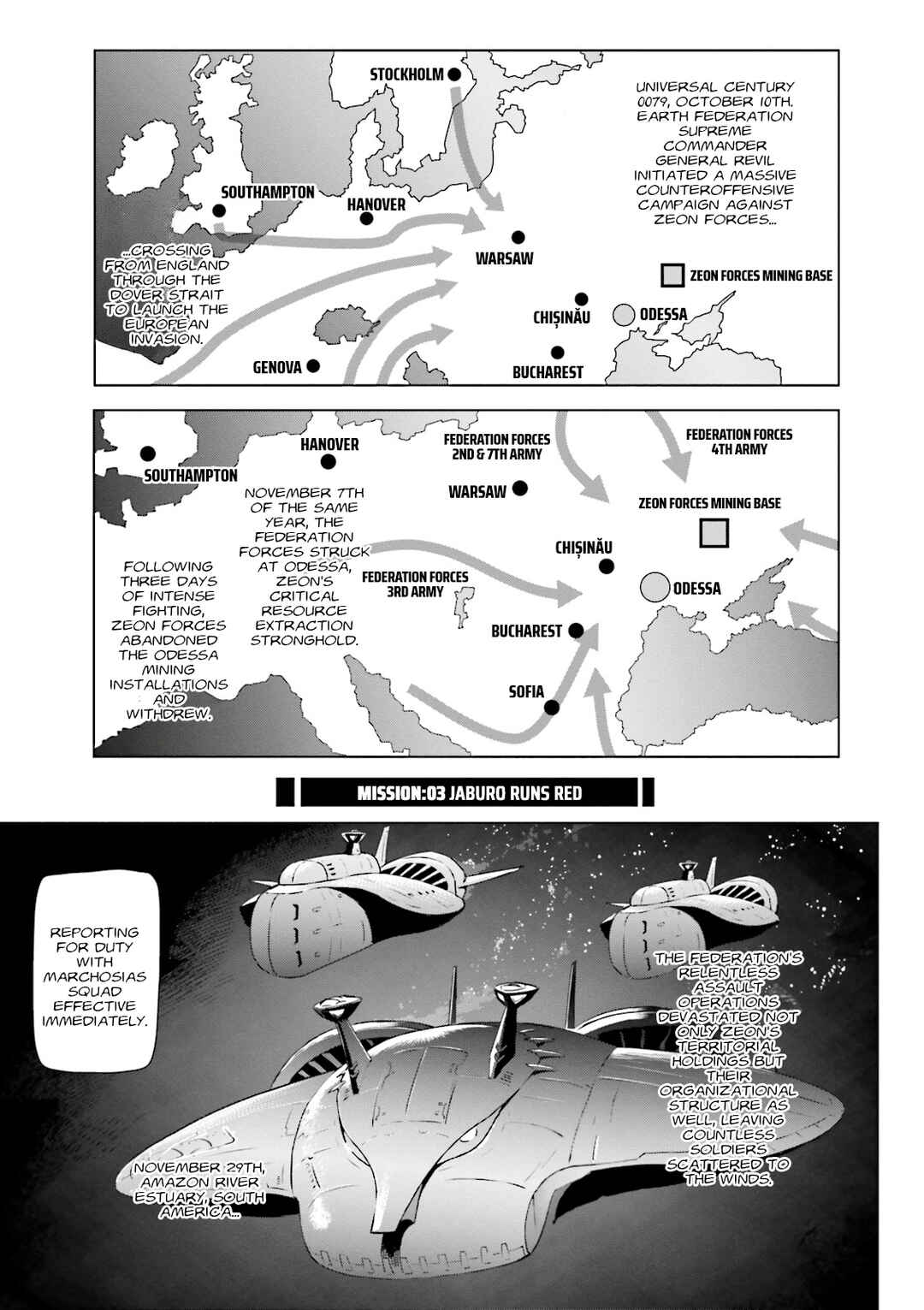 Mobile Suit Gundam Side Story - Missing Link Chapter 3 - Page 1