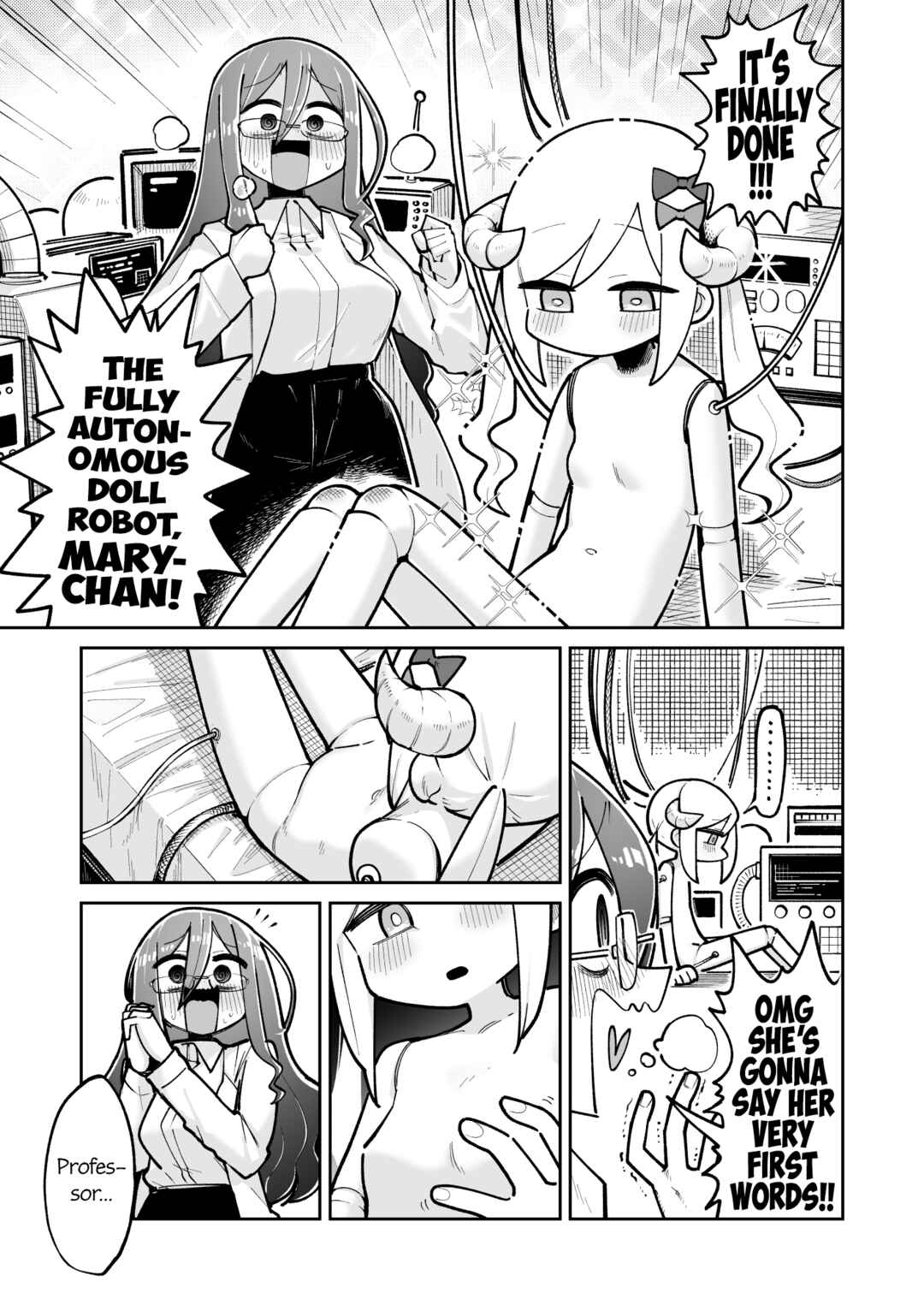 Osana Robot to Abunai Hakase Chapter 1 - Page 1