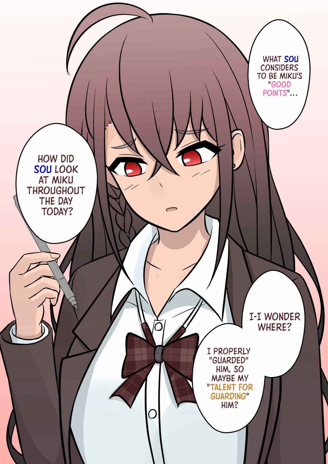 Danjo-hi 1:39 no Heikou Sekai wa Omoi no Hoka Futsuu (Fan Colored) Chapter 62 - Page 5