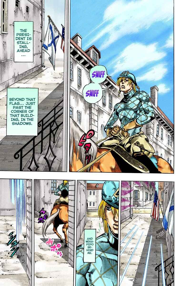JoJo no Kimyou na Bouken: Part 7 - Steel Ball Run Color-ban Chapter 68 - Page 10