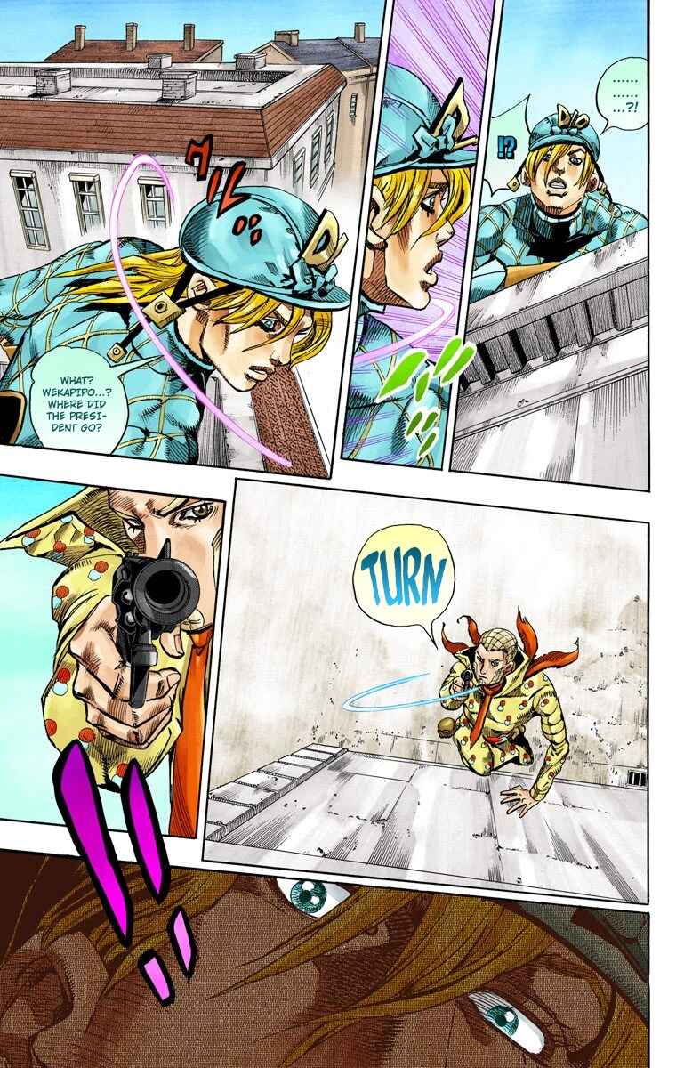 JoJo no Kimyou na Bouken: Part 7 - Steel Ball Run Color-ban Chapter 68 - Page 14