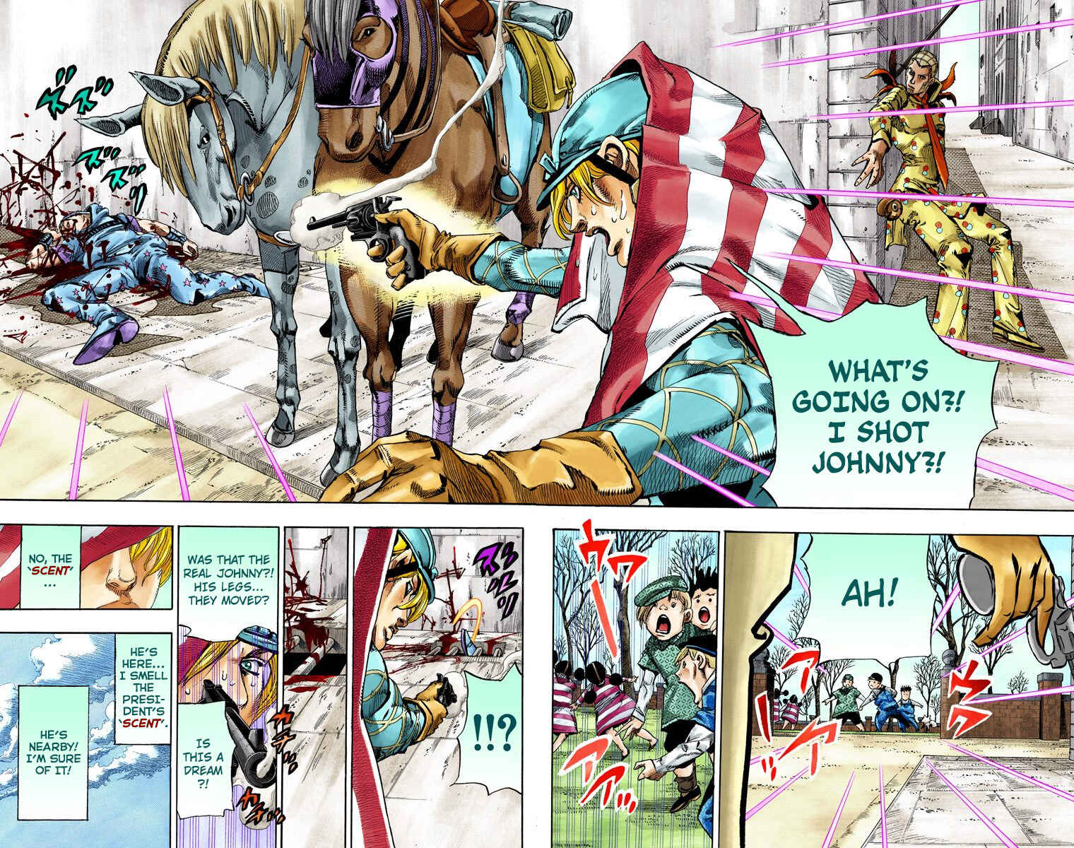 JoJo no Kimyou na Bouken: Part 7 - Steel Ball Run Color-ban Chapter 68 - Page 20