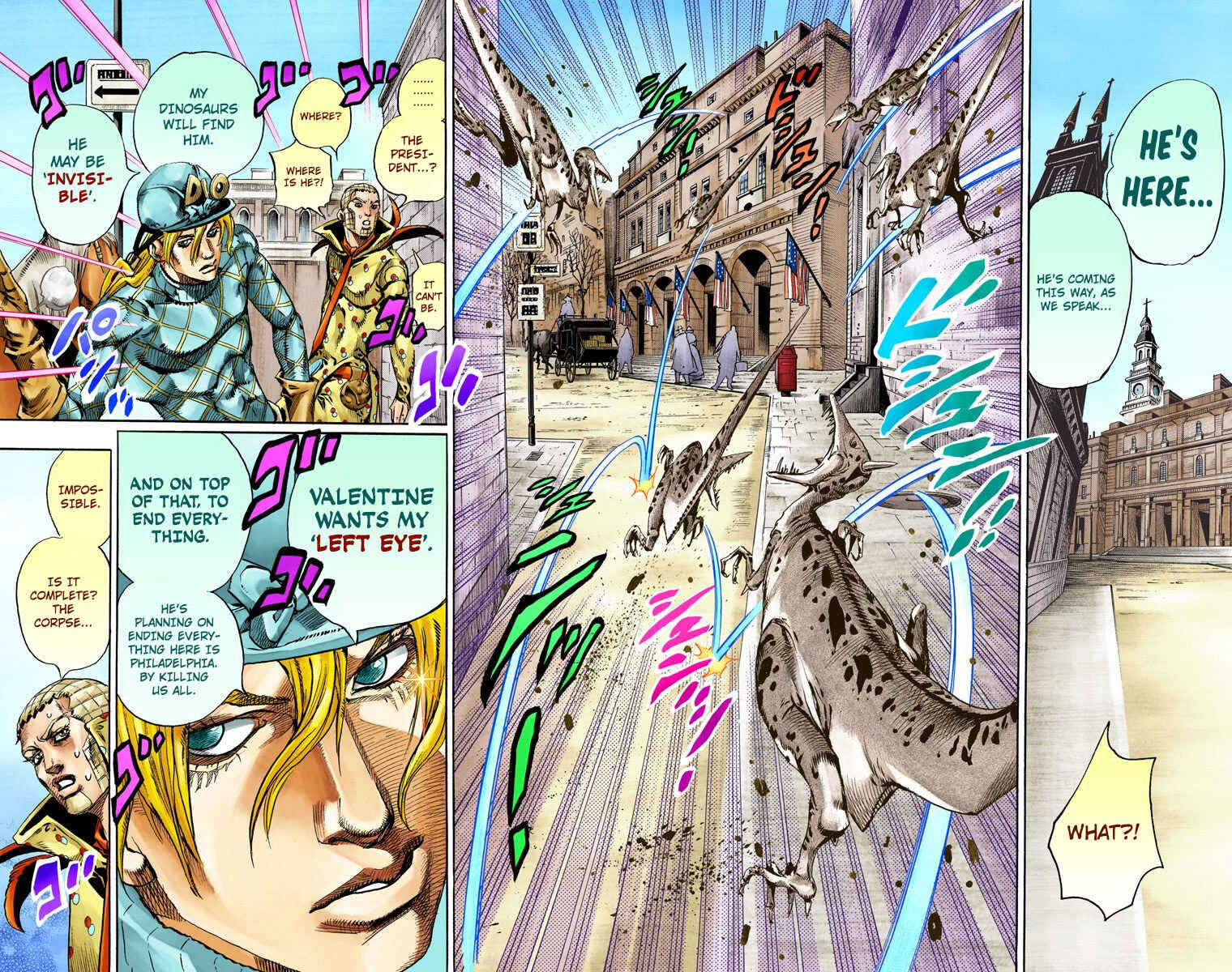 JoJo no Kimyou na Bouken: Part 7 - Steel Ball Run Color-ban Chapter 68 - Page 27