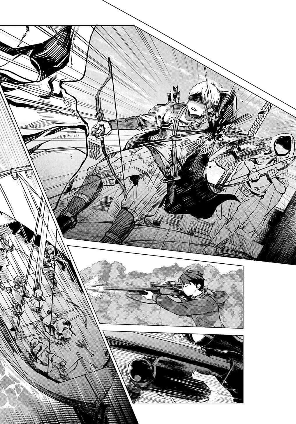 Hokkaidou no Gen'eki Hunter ga Isekai ni Hourikomarete Mita ~Elf Yome to Meguru Isekai Shuryou Life~ Chapter 2 - Page 36