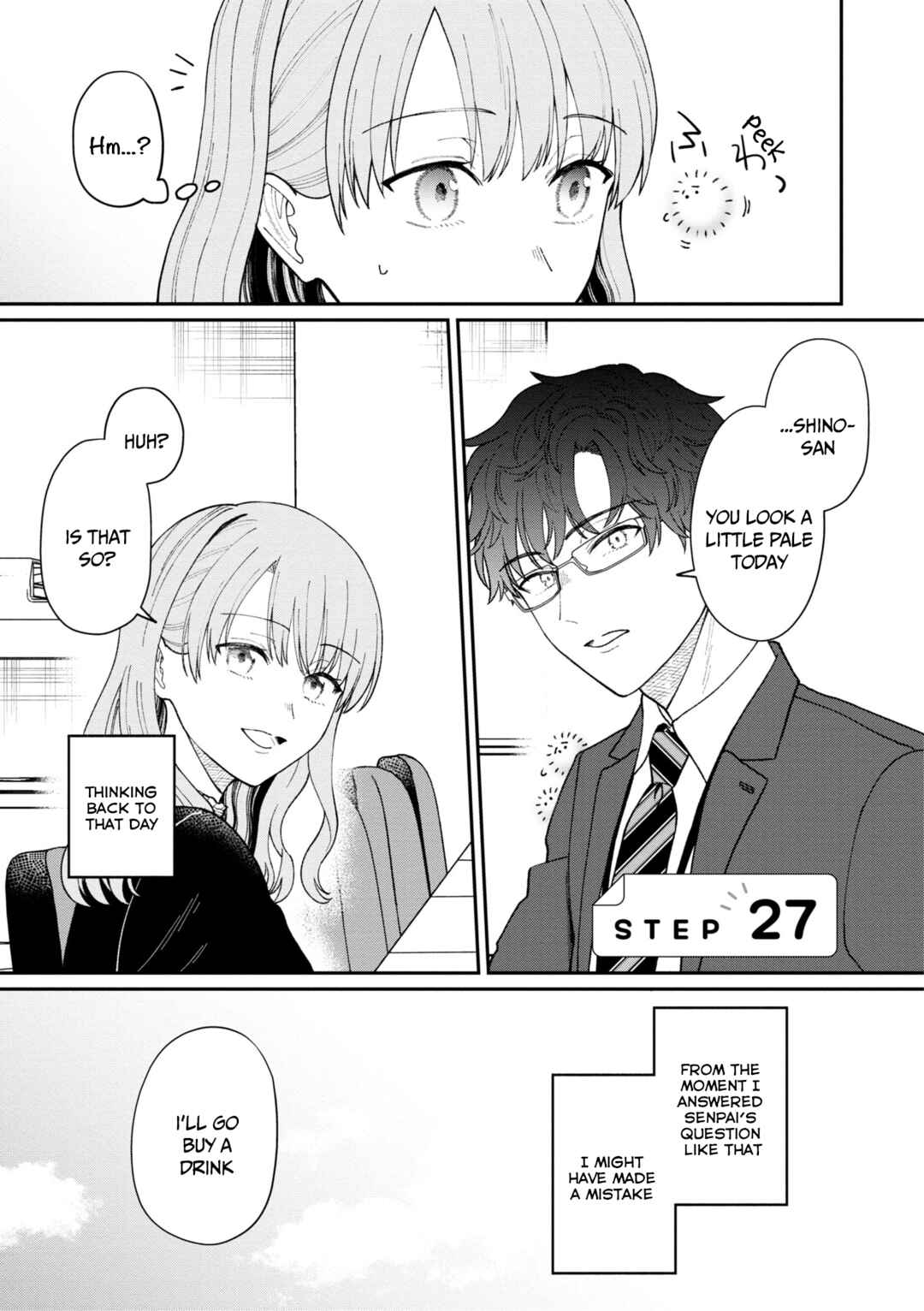 Kuuki ga "Yomeru" Shinnyuu Shain to Buaisou na Senpai Chapter 27 - Page 2