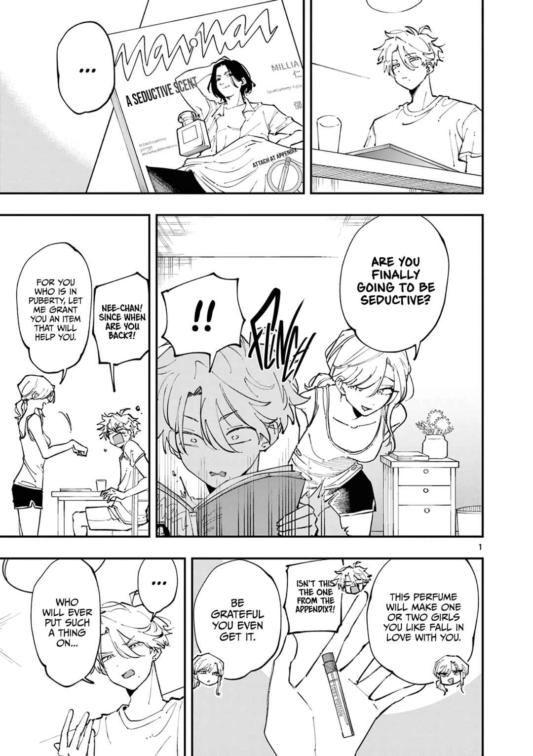 Tonari no Seki no Yatsu ga Souiu Me de Mitekuru Chapter 13 - Page 1