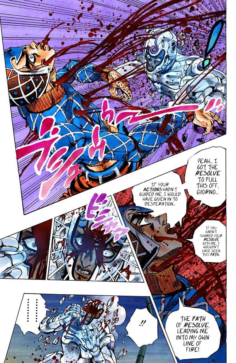 JoJo no Kimyou na Bouken: Part 5 - Ougon no Kaze Color-ban Chapter 75 - Page 17
