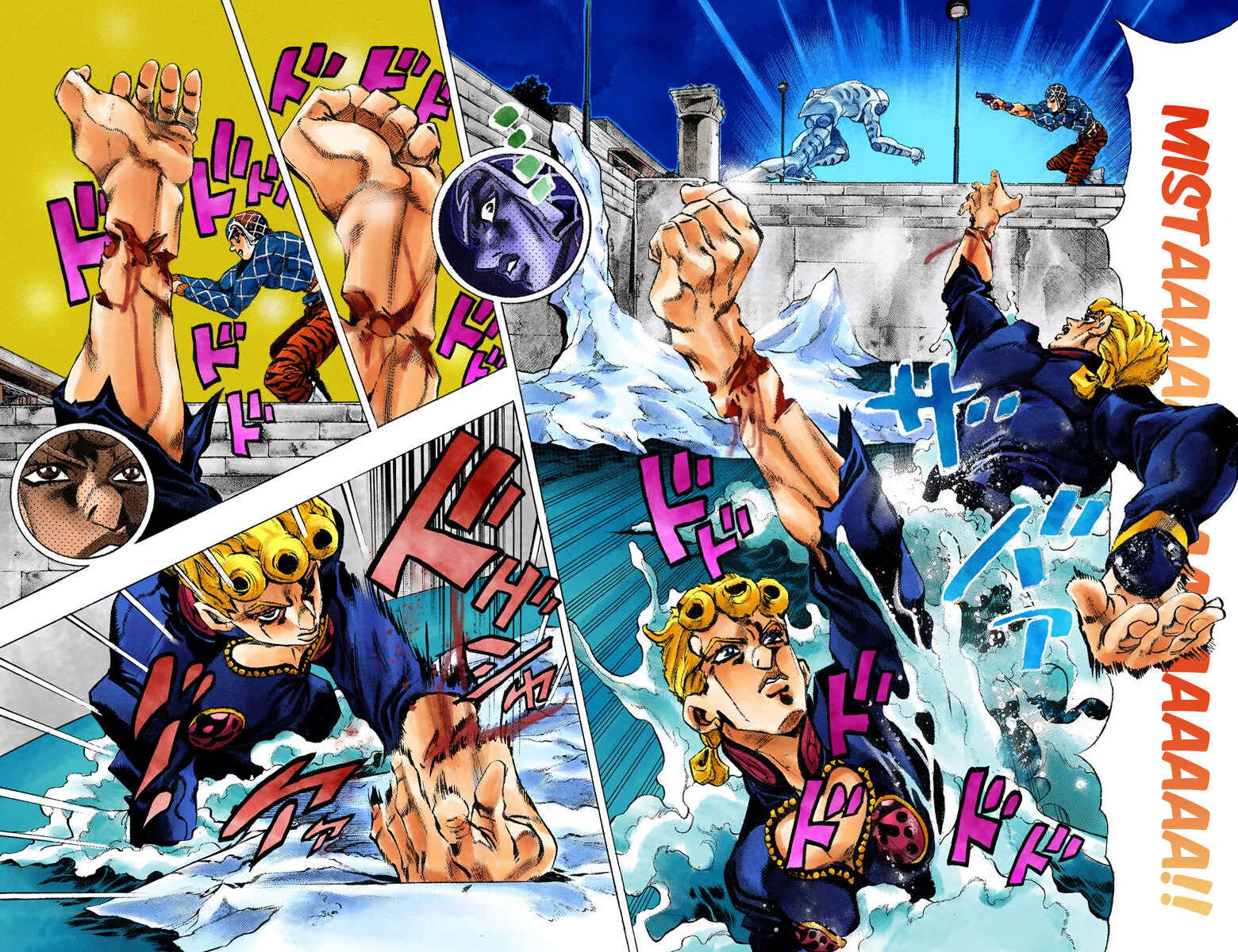 JoJo no Kimyou na Bouken: Part 5 - Ougon no Kaze Color-ban Chapter 75 - Page 8