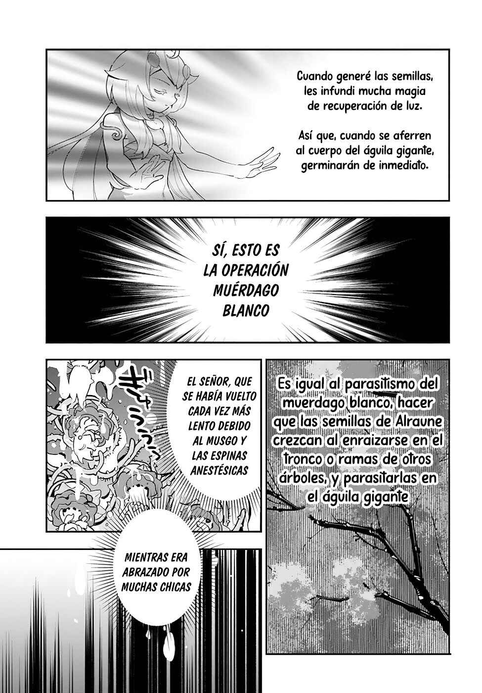 Shokubutsu Monster Musume Nikki: Seijo datta Watashi ga Uragirareta Hate ni Alraune ni Tensei Shite Shimatta node, kore kara wa Kougousei o Shinagara Shizuka ni Shokubutsu Life o Sugoshimasu Chapter 24 - Page 21