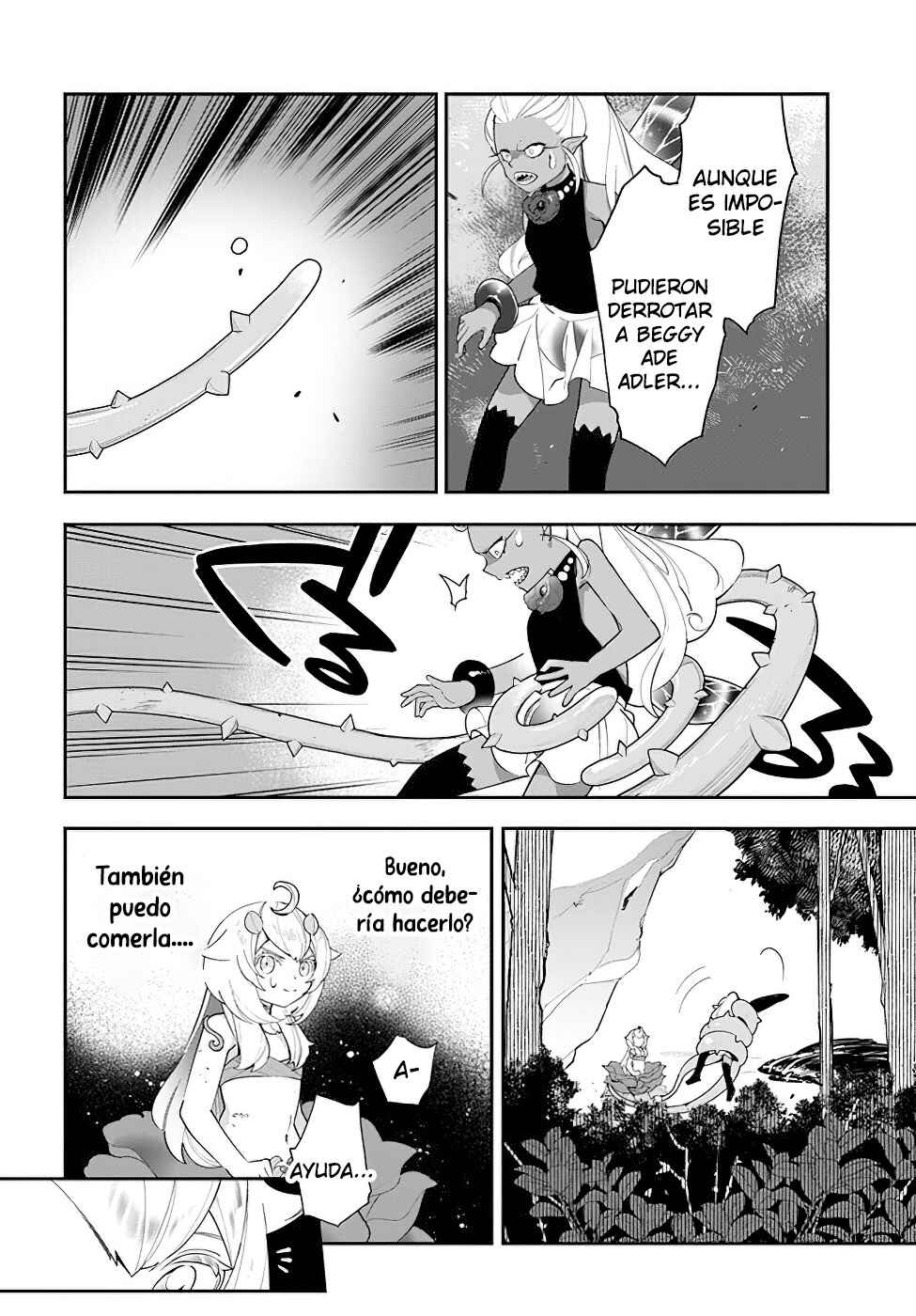 Shokubutsu Monster Musume Nikki: Seijo datta Watashi ga Uragirareta Hate ni Alraune ni Tensei Shite Shimatta node, kore kara wa Kougousei o Shinagara Shizuka ni Shokubutsu Life o Sugoshimasu Chapter 24 - Page 26