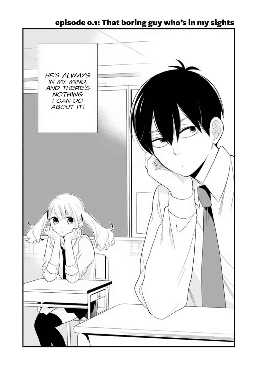 Kuzumi-kun, Can't You Read the Room? Chapter 0.1 - Page 2