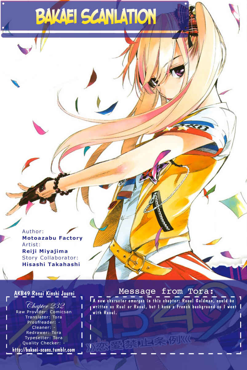 AKB49: Ren'ai Kinshi Jourei Chapter 232 - Page 1