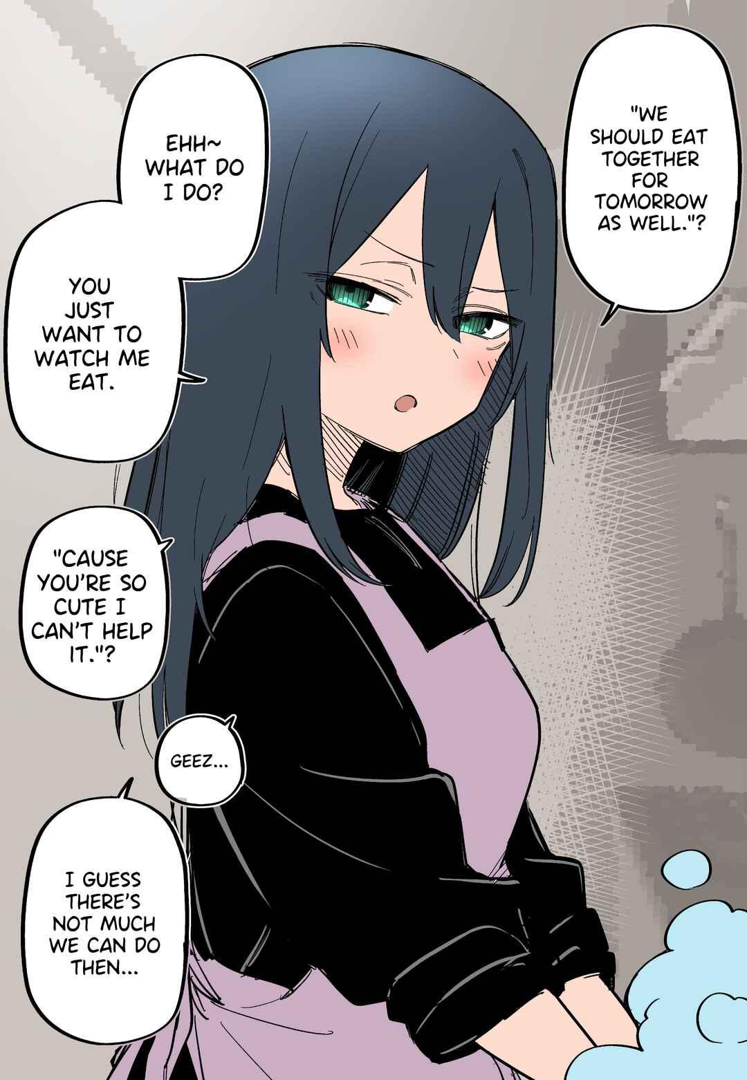 Moto Azadarake no Kanojo ga Shinpai de (Fan Colored) Chapter 7 - Page 1