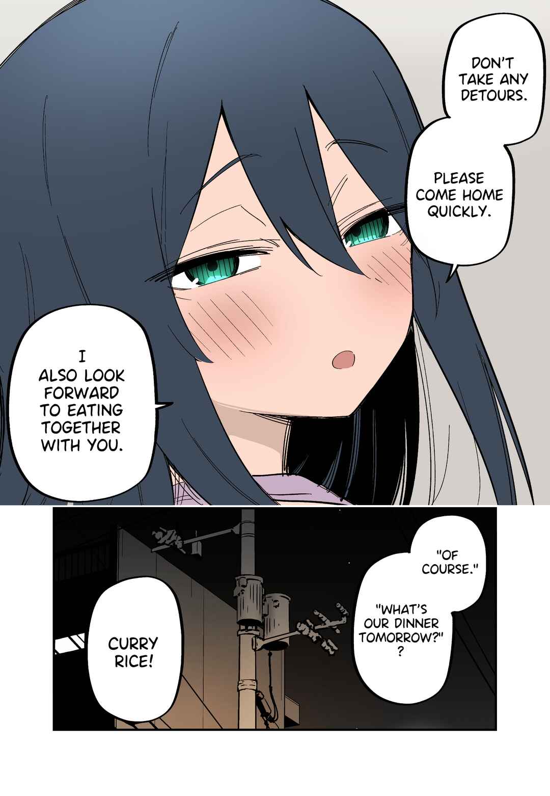 Moto Azadarake no Kanojo ga Shinpai de (Fan Colored) Chapter 7 - Page 2