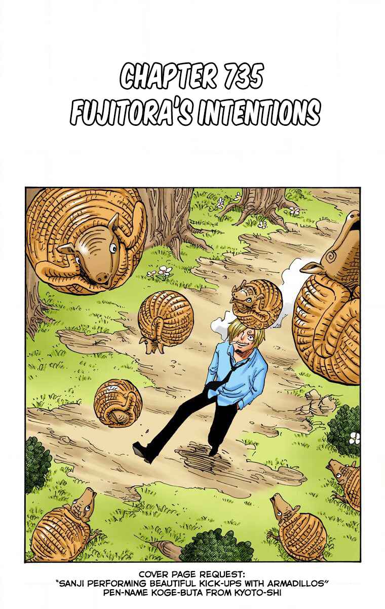 One Piece (Official Colored) Chapter 735 - Page 2