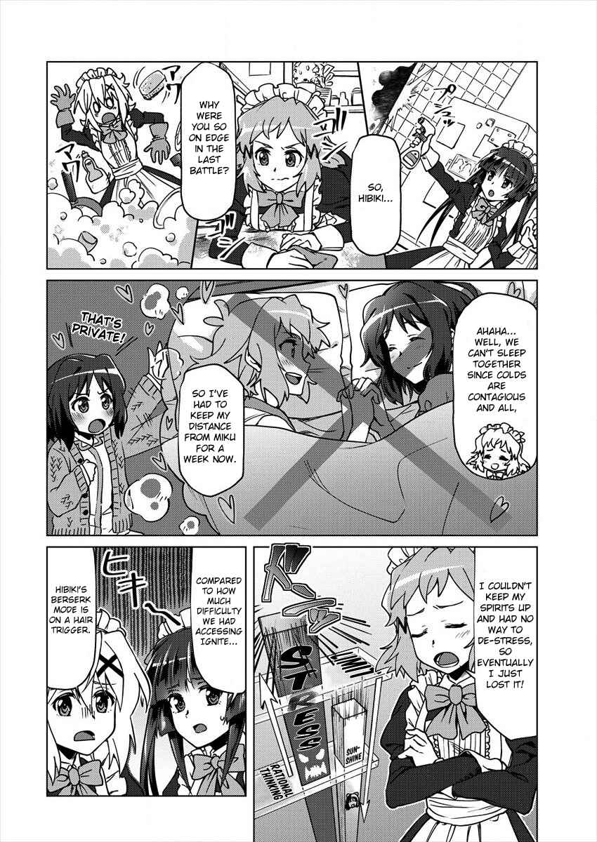 Senki Kanshoku Symphogear ~Shirabemeshi~ Chapter 3 - Page 9