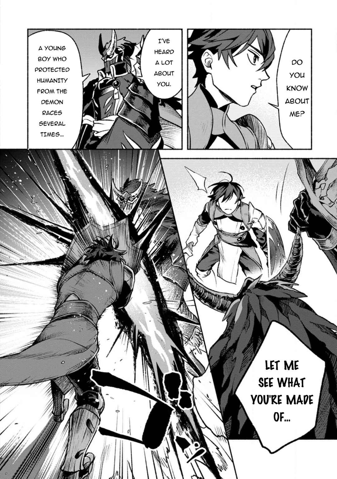 Sono Monban, Saikyou ni Tsuki: Tsuihou Sareta Bougyoryoku 9999 no Senshi, Outo no Monban to shite Musou Suru Chapter 26.1 - Page 11