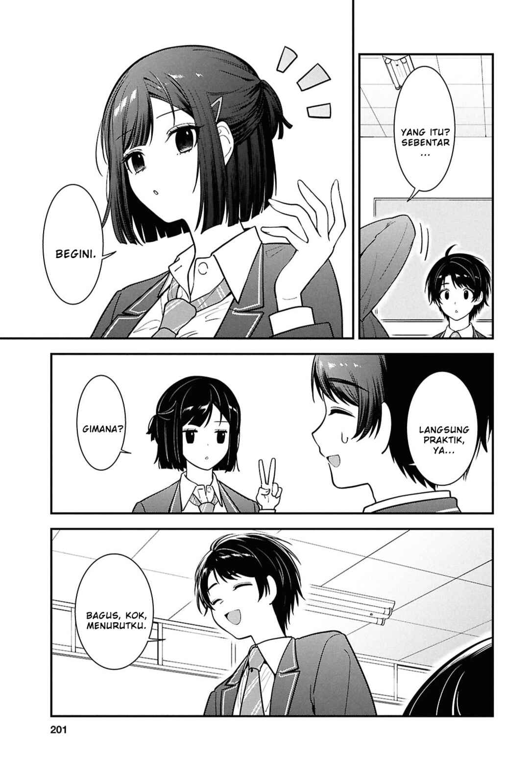 Tonari no Seki no Yankee Shimizu-san ga Kami wo Kuroku Sometekita Chapter 11 - Page 19